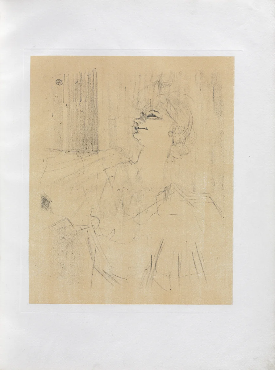 Yvette Guilbert-English Series: Menilmontant de Bruant by Henri de Toulouse-Lautrec, book, 1898