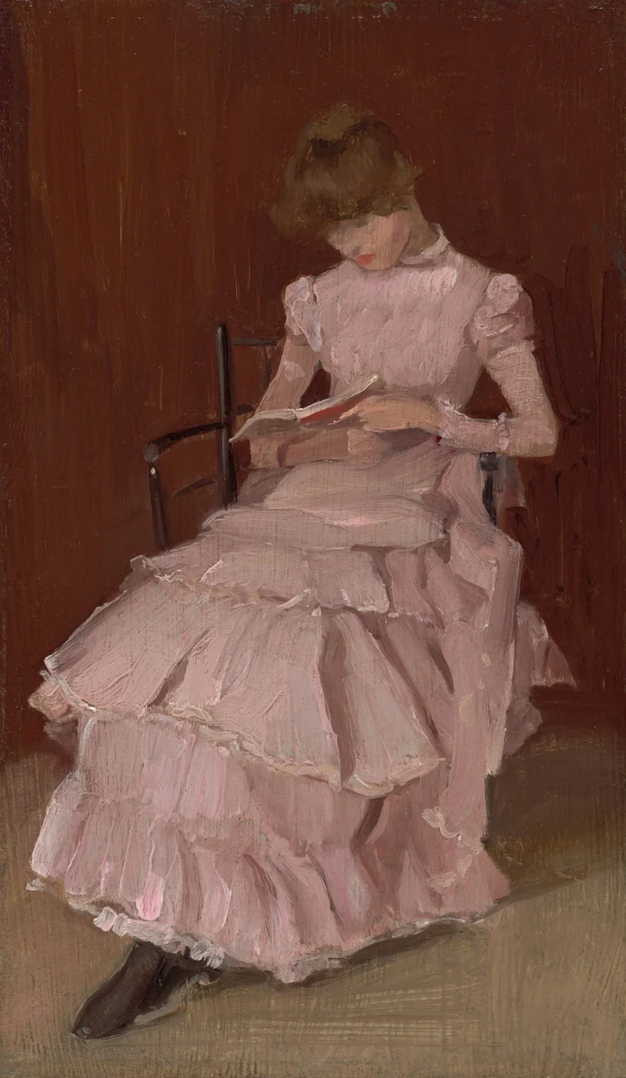 Peach Blossom by Beatrix Godwin Whistler, painting, 1890-1894