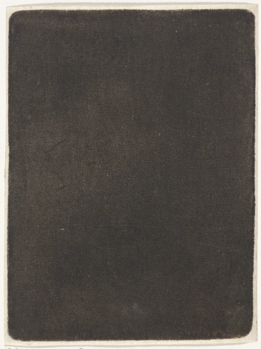 Kop van een man, in profiel naar links by anonymous, print, 1680-1800