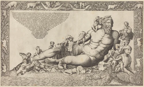 The River God Nile by Nicolas Beatrizet, print, 1515-1565