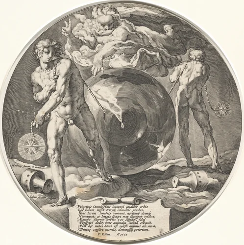 Title Page by Jan Muller; Hendrick Goltzius, print, 1589