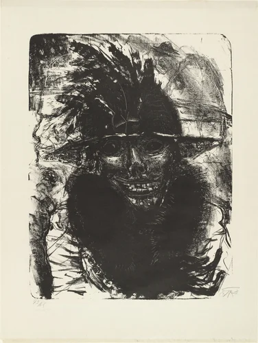Nocturnal Apparition (Nächtliche Erscheinung) by Otto Dix, print, 1923