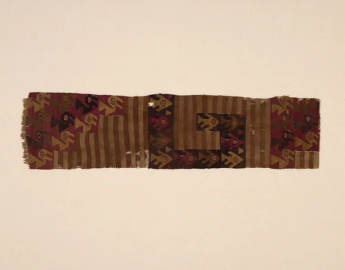 Fragment by Probably central or south coast, textile, 100-800