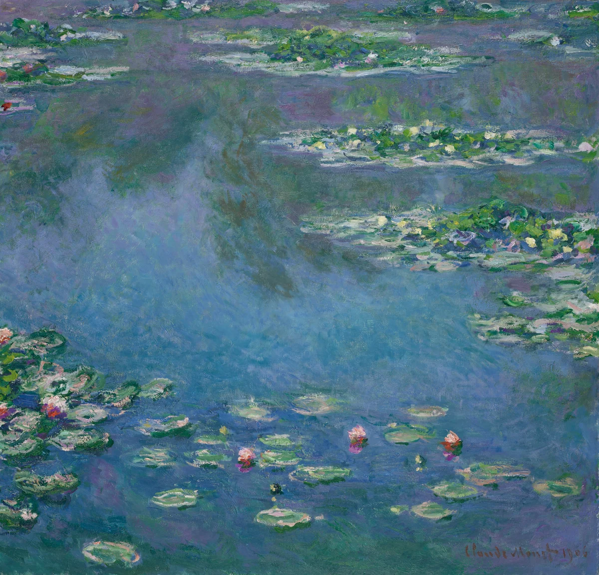 Water Lilies by Claude Monet, painting, 1906