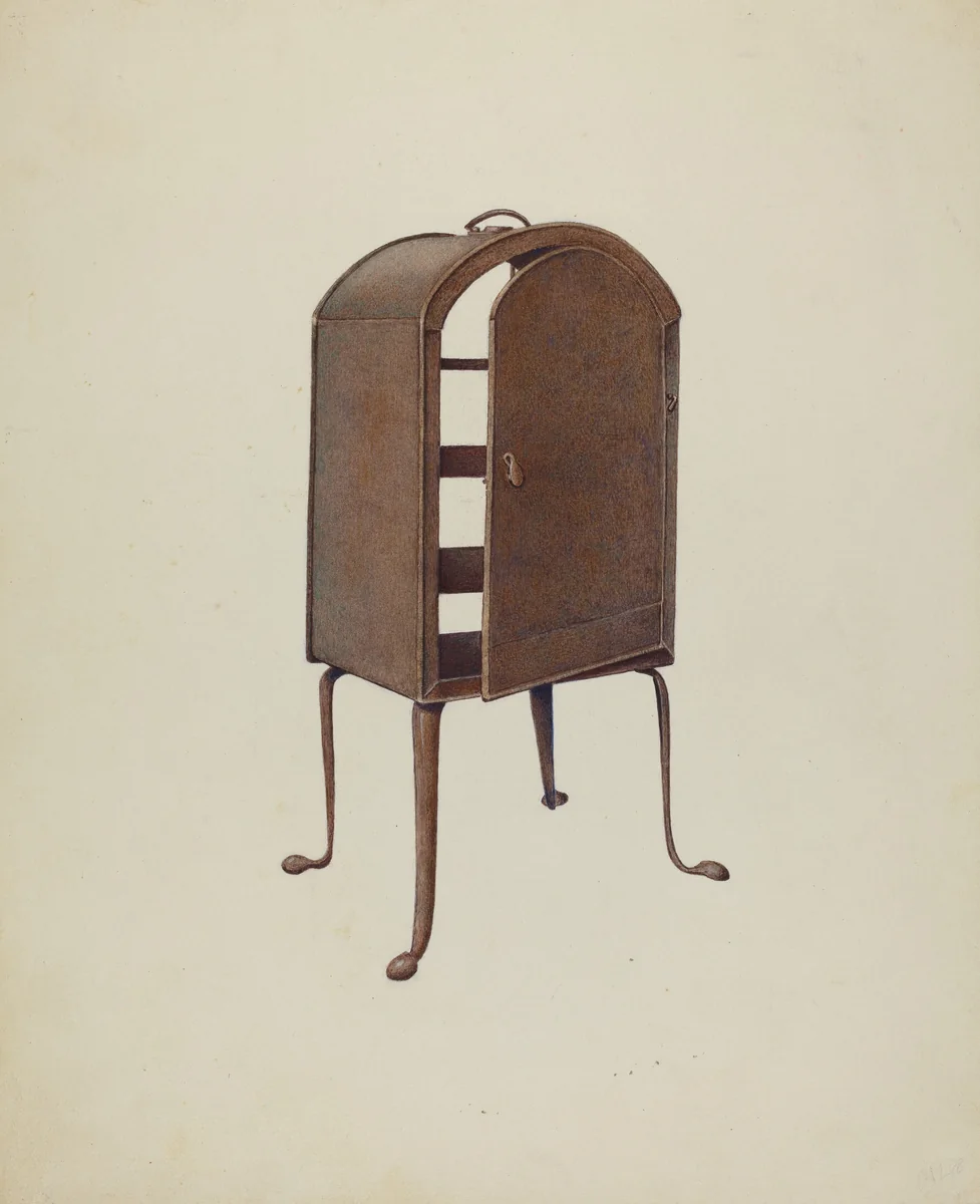 Plate Warmer by Josephine Miller, index of american design, 1937