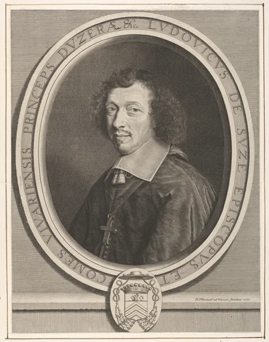 Louis-François de la Baume de Suze by Robert Nanteuil, print, 1656