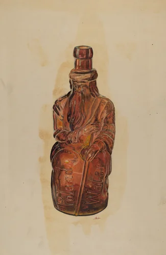 Bottle by Ralph Atkinson, index of american design, 1938