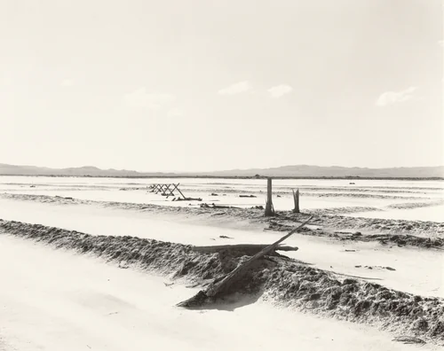 Lake Lahontan: Forty-Mile Desert, Parran Flat, Abandoned Salt Works by Mark Ruwedel, photograph, 1997