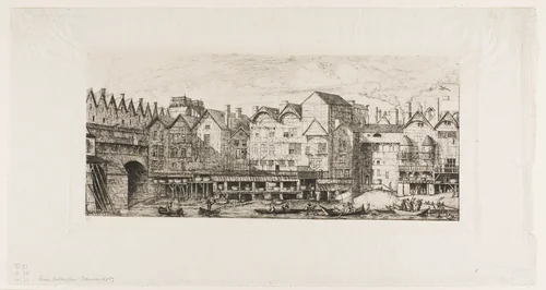 View of Part of the City of Paris toward the Close of the XVII Century by Charles Meryon, print, 1861