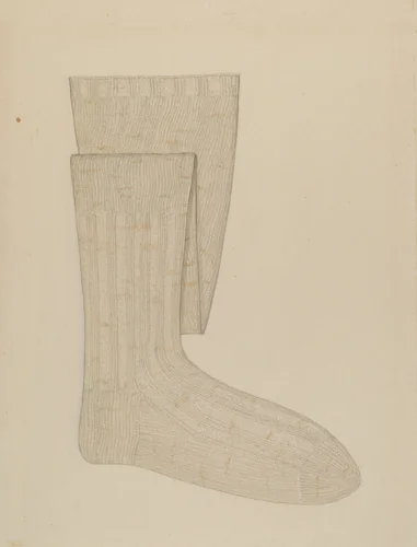 Stockings by Sylvia Dezon, index of american design, 1935-1942