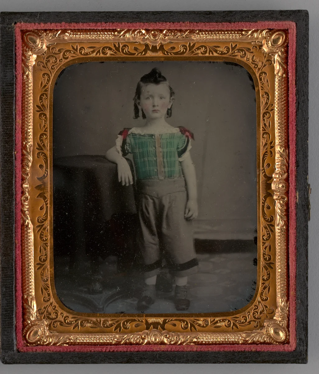 Untitled (Portrait of a Standing Child) by Unknown maker, other, 1863
