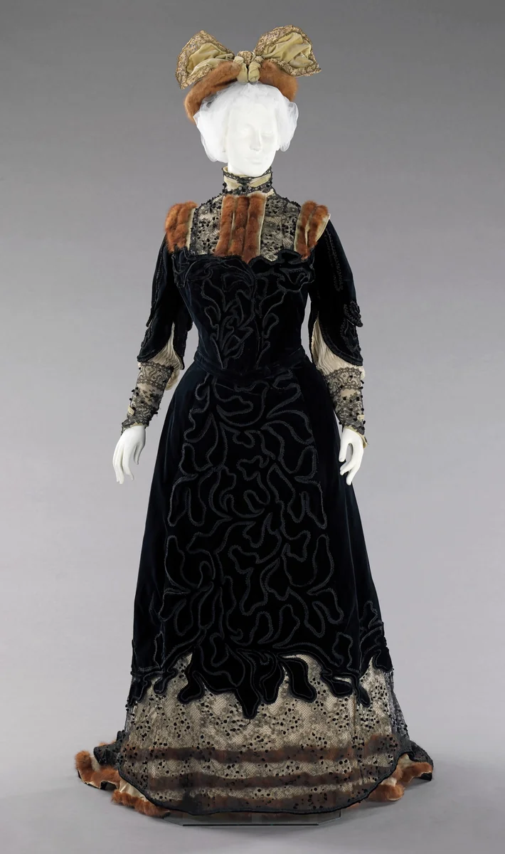 Afternoon ensemble by Raudnitz and Co. - Huet and Chéruit, artwork, 1898-1900