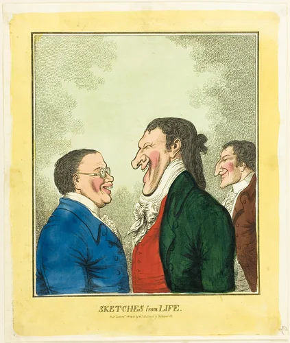 Sketches from Life by William Holland, print, 1810