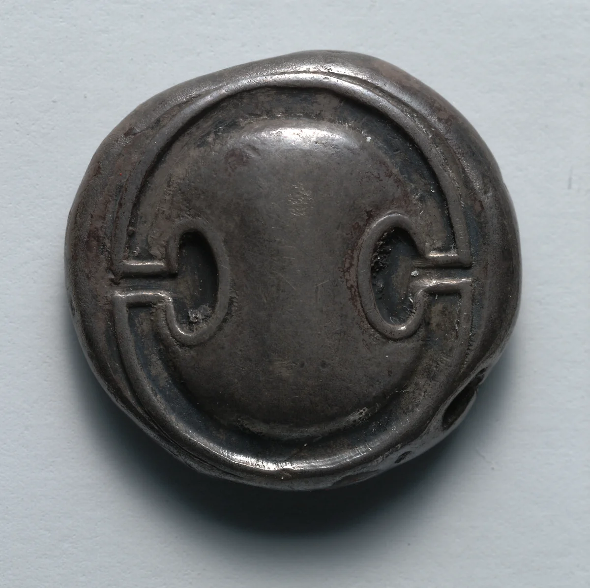 Stater: Boeotian Shield (obverse) by Unknown, metalwork, -379--338