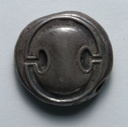 Stater: Boeotian Shield (obverse) by Unknown, metalwork, -379--338