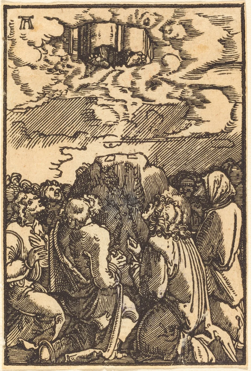 The Ascension of Christ by Albrecht Altdorfer, print, 1513