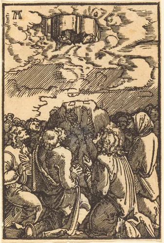 The Ascension of Christ by Albrecht Altdorfer, print, 1513
