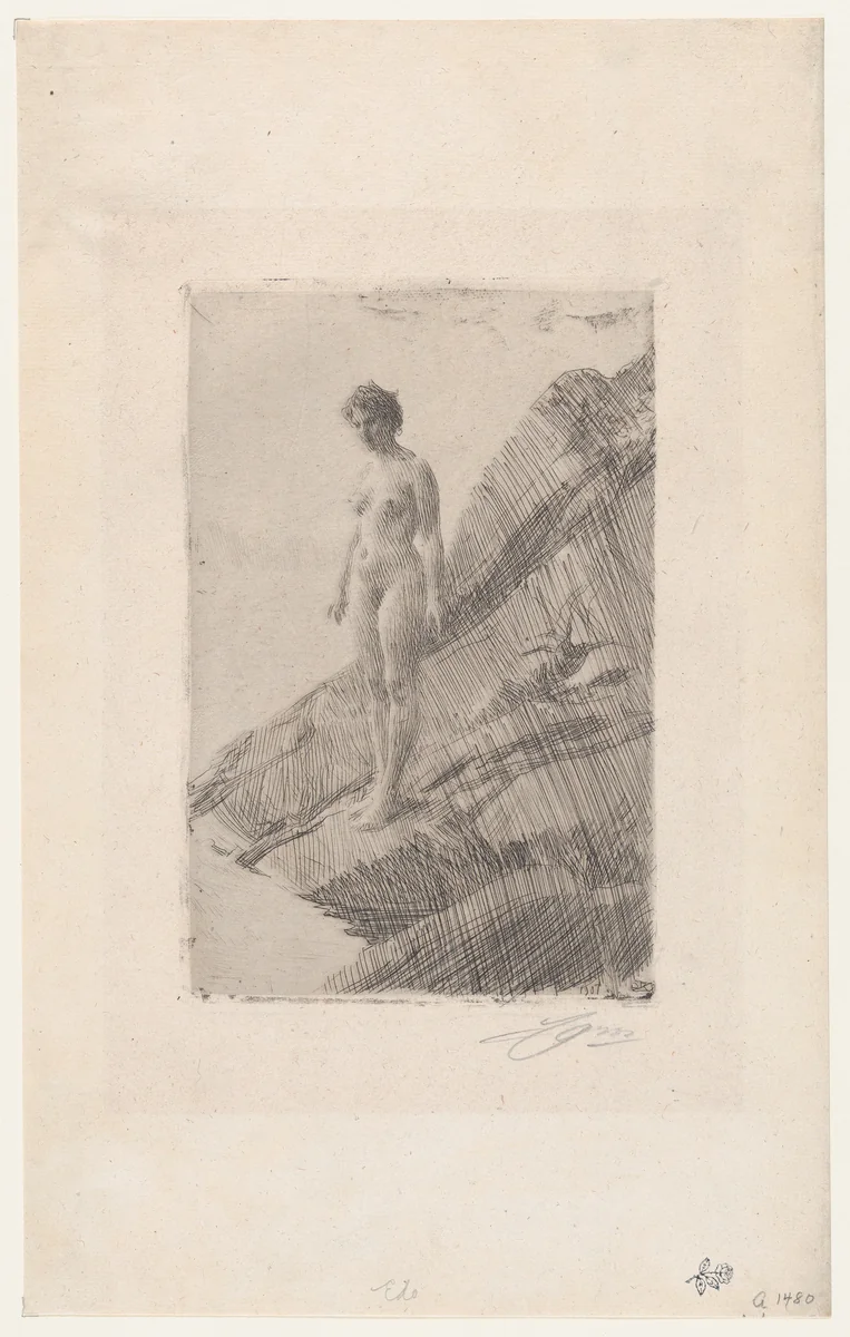 Edö by Anders Zorn, print, 1907