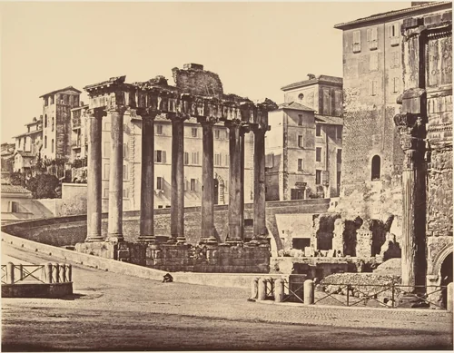 Tempio della Concordia by Eugène Constant, photograph, 1848-1852