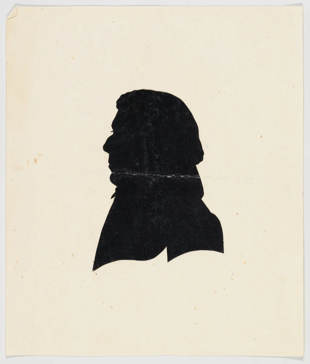 Unidentified profile portrait, older man facing left by anonymous, other, 1773-1820