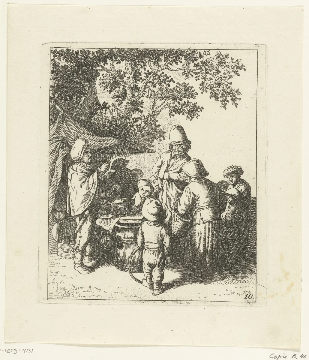 De kwakzalver by anonymous, print, 1648-1745