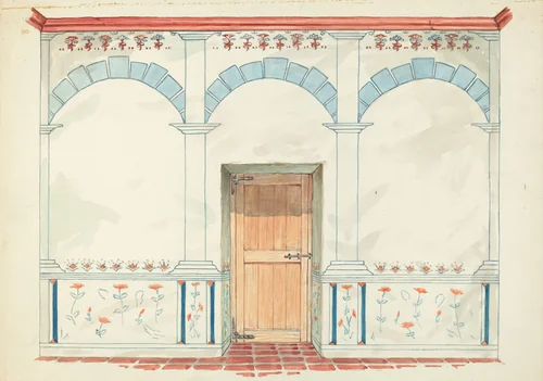 Restoration Drawing by Robert W.R. Taylor, index of american design, 1935-1942