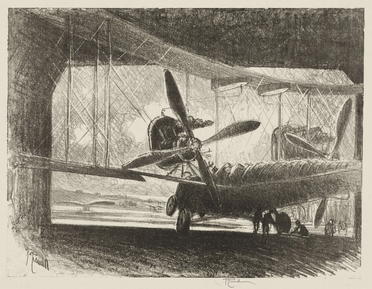 English War Work: The Big Bug by Joseph Pennell, print, 1916