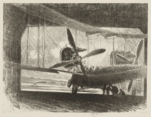 English War Work: The Big Bug by Joseph Pennell, print, 1916