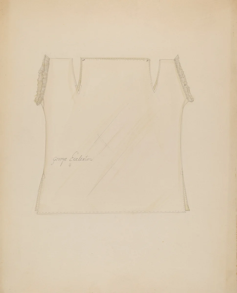 Baby's Shirt by Sylvia Dezon, index of american design, 1936