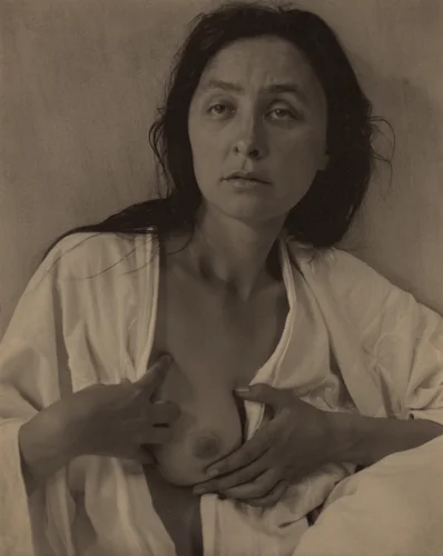 Georgia O'Keeffe by Alfred Stieglitz, photograph, 1918