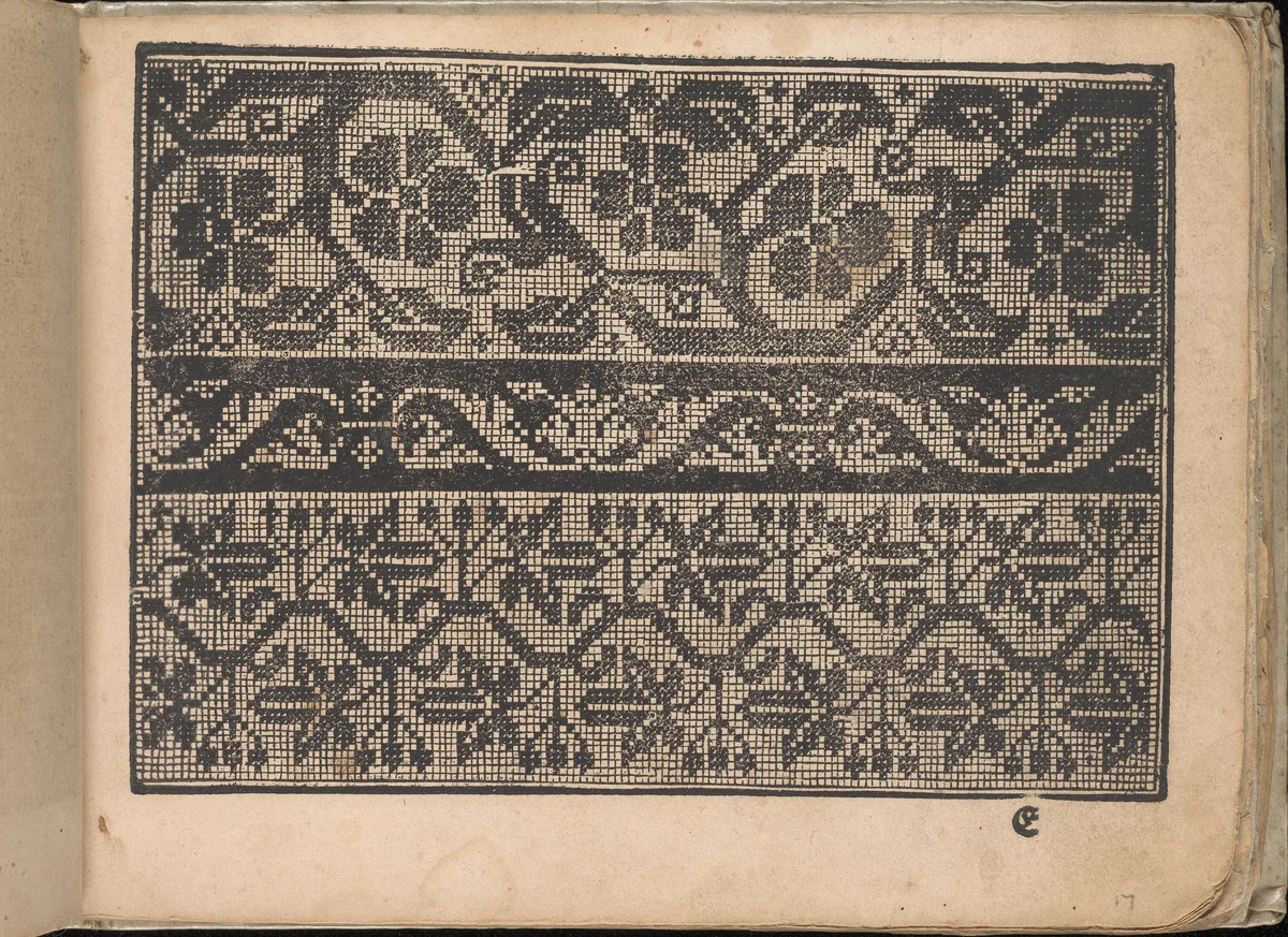 Neu künstlich Modelbuch (page 17r) by Bernhard Jobin, book, 1598