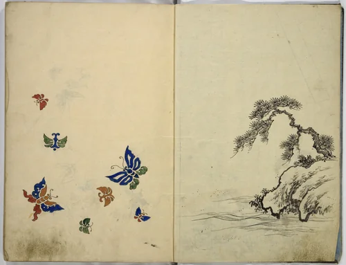 Hinagata cho (Model Book) by Unidentified Artist, book, 1800-1868