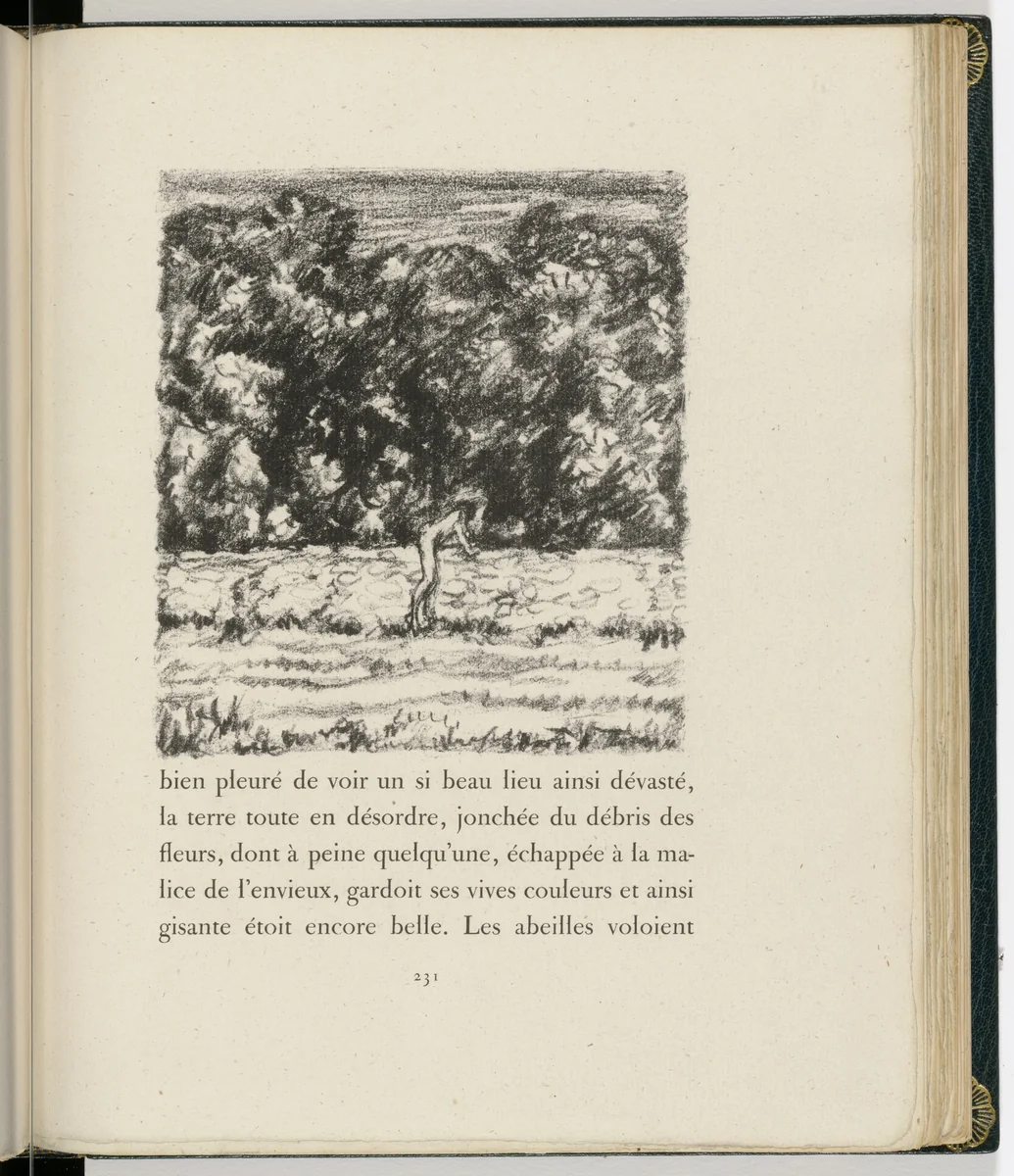 In-text plate (page 231) from Daphnis et Chloé by Pierre Bonnard, illustrated book, 1902