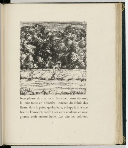 In-text plate (page 231) from Daphnis et Chloé by Pierre Bonnard, illustrated book, 1902