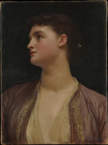 Lucia by Frederic Leighton, painting, 1875-1880