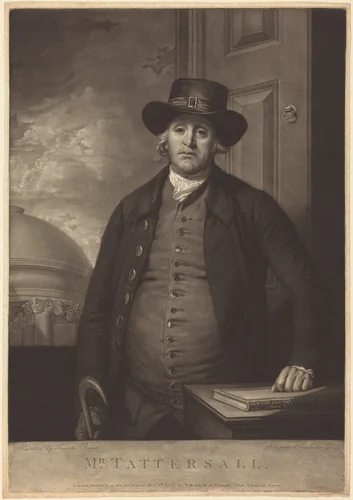 Richard Tattersall by John Jones; Thomas Beach, print, 1787