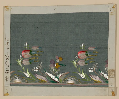 Salesman's Sample by France, possibly Lyon, textile, 1780-1790
