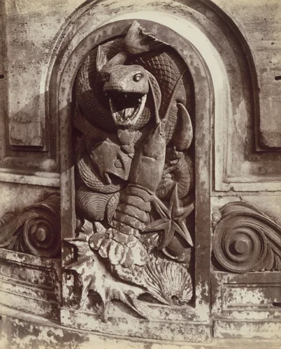 Fontaine de Cuvier by Eugène Atget, photograph, 1921