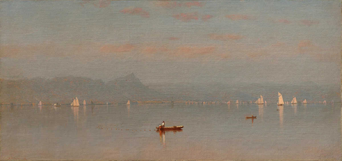 Haverstraw Bay by Sanford Robinson Gifford, painting, 1868