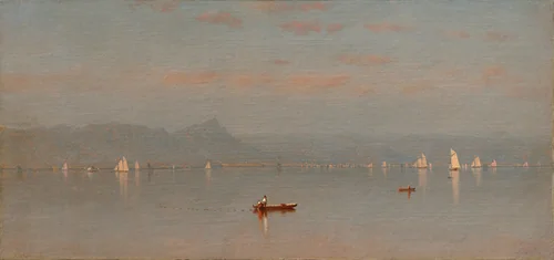 Haverstraw Bay by Sanford Robinson Gifford, painting, 1868