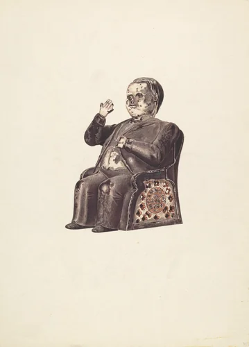 Toy Bank by Telli, index of american design, 1935-1942