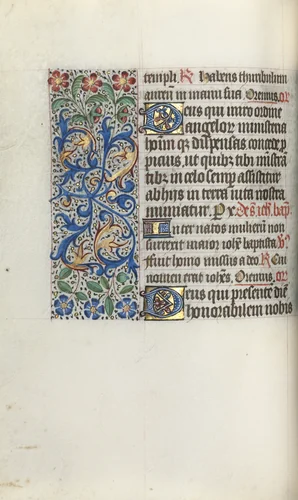 Book of Hours (Use of Rouen): fol. 50v by Master of the Geneva Latini, book, 1465-1475