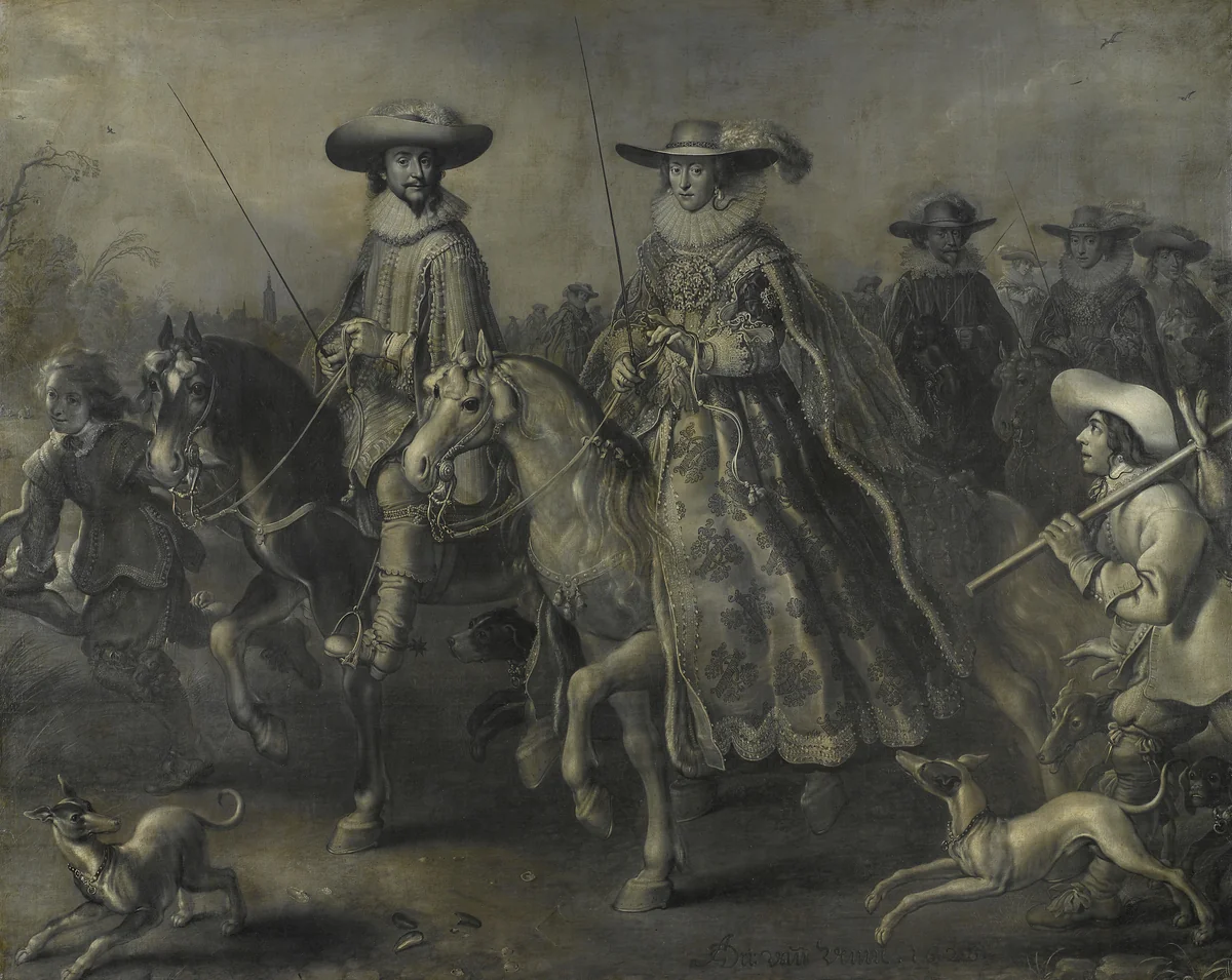 Untitled by Adriaen Pietersz van de Venne, painting, 1626-1628