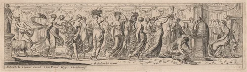 Sacrifice of a Ram by Pierre Brebiette; François Langlois, print, 1626