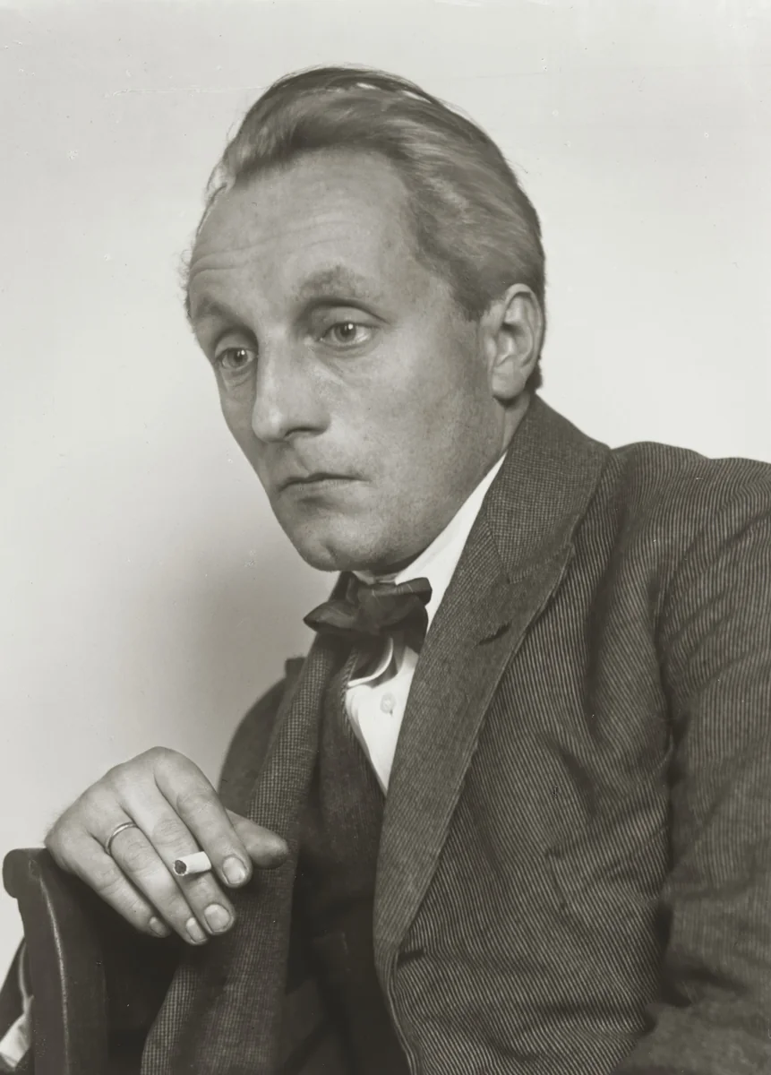 Painter [Franz M. Jansen] by August Sander, photograph, 1924