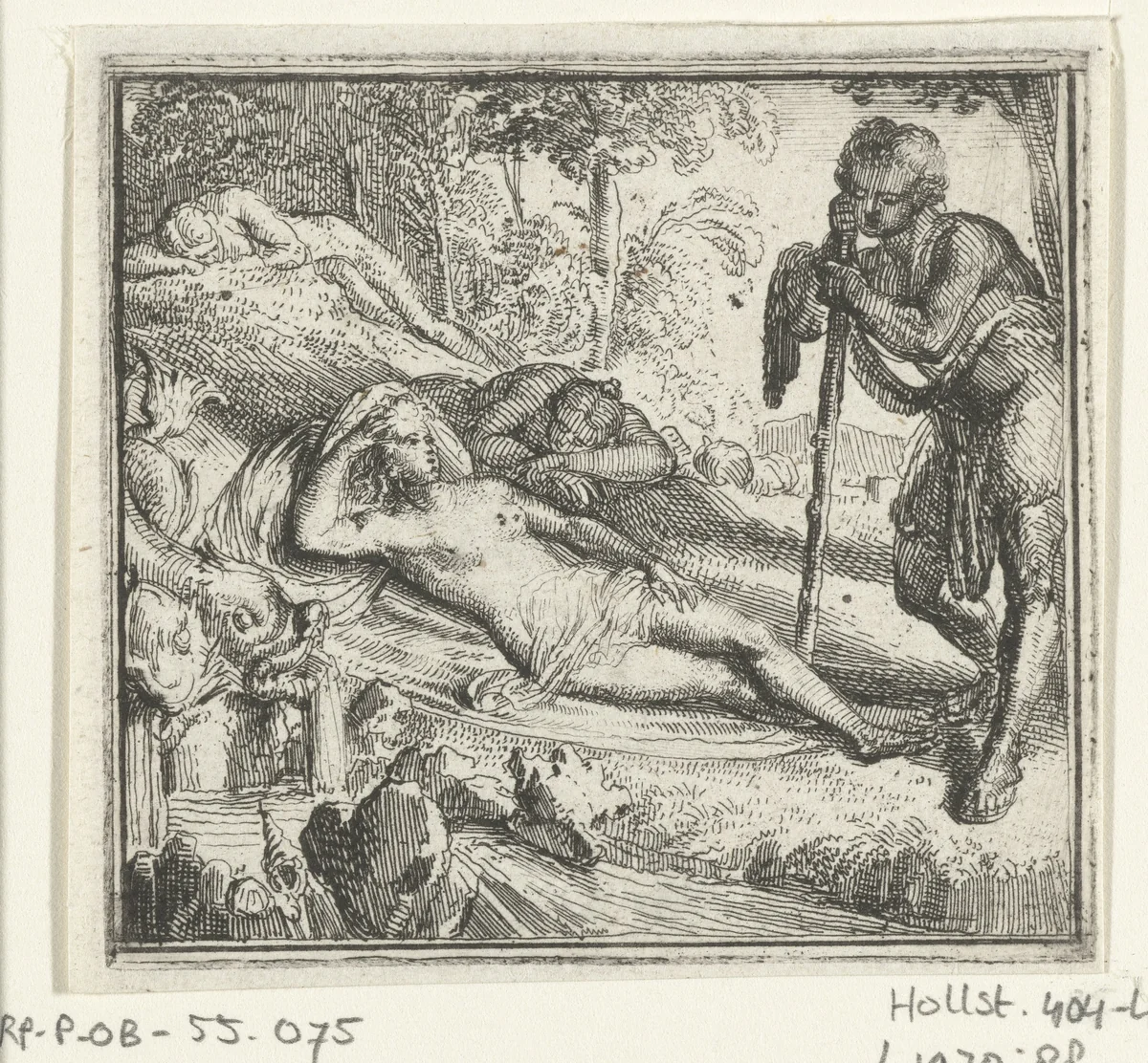 Illustratie voor de Decamerone van Boccaccio by Romeyn de Hooghe, print, 1697
