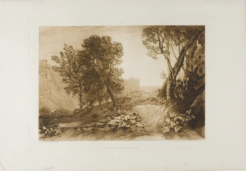 Solitute, plate 53 from Liber Studiorum by Joseph Mallord William Turner, print, 1814