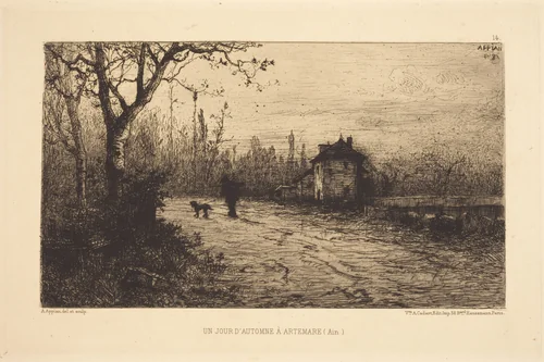 Un Jour d'automne a Artemare by Adolphe Appian, print, 1818-1898
