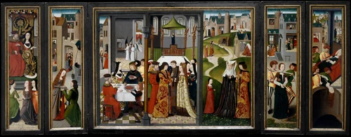 The Life and Miracles of Saint Godelieve by Master of the Saint Godelieve Legend, painting, 1475-1499