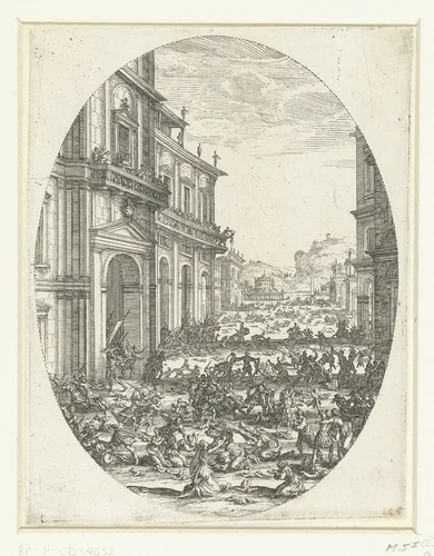 De kindermoord by Jacques Callot, print, 1617-1618